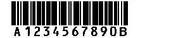 Codabar Barcode Font screenshot